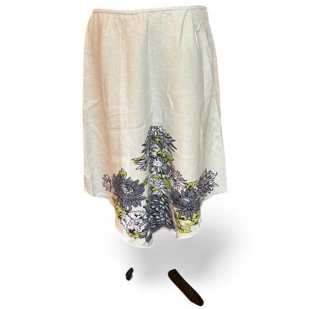Isda & Co 100% linen skirt Size 8